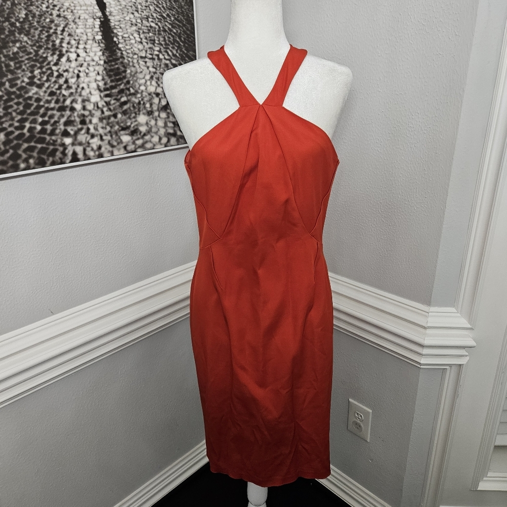 Coast red dress size US 10 Cocktail Halter Dress